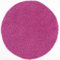 Muratap Teppich Wohnzimmer Modern - Loca Shaggy - Hochflor Teppich Weich und Warm Schmutzabweisend und Pflegeleicht Wohnzimmerteppich - Große: 120 cm - Rund - Farbe: Rosa