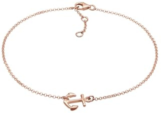 Elli Fußschmuck Damen Fußkettchen Anker Maritim 925 Silber