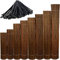 Ogrodzenia Wiklinowe Canisse Osier 110 x 500 cm Clôture de Saule -Canisse Brise Vue Balcon et Patio - Cloture Jardin Exterieur - Protection Contre Le Vent & Le Soleil - 100% Naturel
