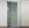 Puerta corredera exterior de cristal satinado en varias medidas (80 x 220 derecha)