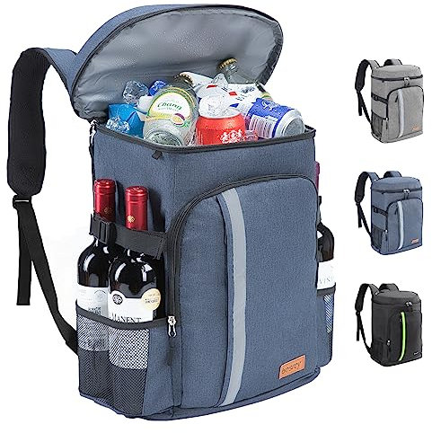 Besrey - Mochila térmica de 30 litros, Bolsa térmica, Mochila isotérmica, portaalmuerzos, Mantiene los Alimentos Calientes o fríos. para Camping, pícnic, Barbacoa, Eventos (Azul)