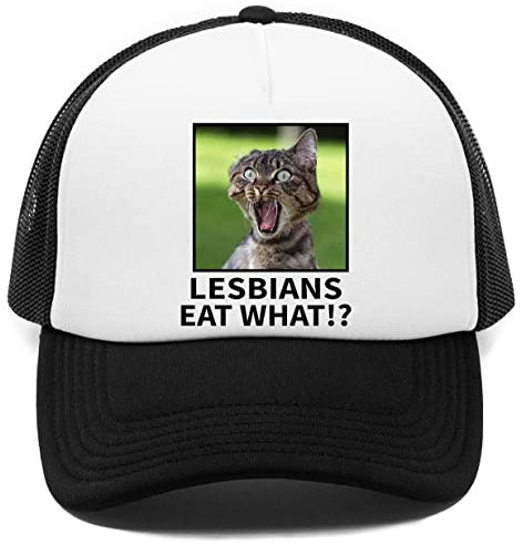 Vendax Lesbians Eat What Cat Meme Kappe Baseball Rapper Cap