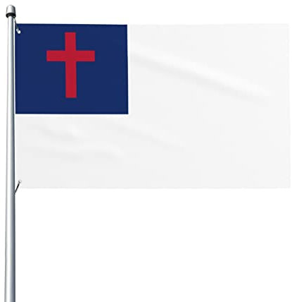 90X150cm Flaggen Christentum-Flagge Fahnen Lichtbeständige Flagge Polyester Fahne Für Home Parade Draußen