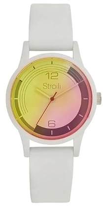 STROILI Orologio analogico da donna al quarzo con cinturino in acciaio inox 1685394, bianco, 1685394