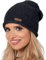 Alur Mütze Damen Beanie Wintermütze Strickmütze - Warme Elastisch Elegant Winter Mütze Eko - Weiches Garn Stilvoll Universell Warm (Graphit)