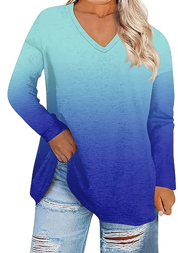 Vasreyy Tunika Damen Sommer Pailletten Oberteil Damen schwarzer Pullover Damen Bluse festlich Damen Oversized Tshirt Damen Tunika Damen Elegant Friends Pullover Original Norweger Pullover (4XL, Blue)