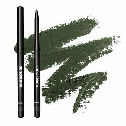 Sandstone Scandinavia Hypoallergener Waterproof Eyeliner Grün | Eyeliner für Empfindliche Augen | Parfümfreier Veganer und Tierversuchsfreier Augenstift