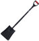 siwitec SG-230 Pala de jardín de Acero para Material a Granel | Mango en T ergonómico y ángulo del Eje | Longitud: 118cm | Pala | jardín | Pala de construcción | Pala de Trabajo