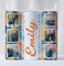 EKAM Personalised Skinny Tumbler - 20oz Stainless Steel Insulation Double Walled Photo Tumblers with Lids and Straws - Customise with Any Photos Image and Text - Ideal for Hot and Cold Drinks