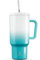 Meoky 1182ml Tumbler with Straw and Lid, 40oz Tumbler with Handle, Insulated Stainless Steel Travel Mug Water Bottle, 100% Leak-Proof, Cold for 34 Hours or Hot for 10 Hours (Azure)