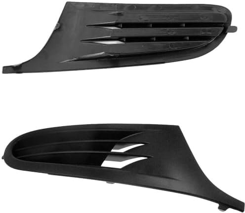 BDWXJP 2 Stück Auto Nebelscheinwerfergitter für VW Golf MK6 Hatchback Estate 2009-2012, Auto Nebelscheinwerfer Gitter Abdeckung Links und Rechts Frontstoßstange Kühlergrille