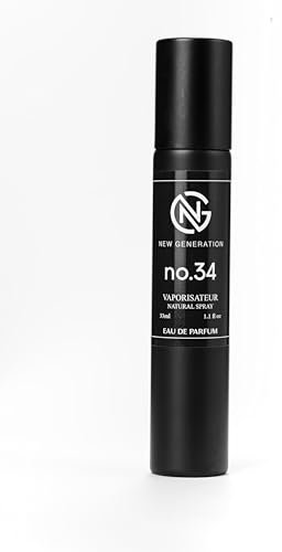 NEW GENERATION NO.34 Aqua di Men Herren Parfum Duftzwilling - 33ml Eau de Parfum Duftspray für Männer, langanhaltender Luxusduft, Made in Germany