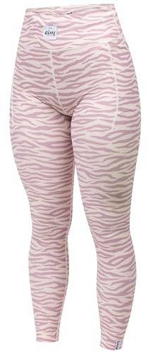 Eivy Damen Pocket Tights Leggings, Pastel Zebra, S EU