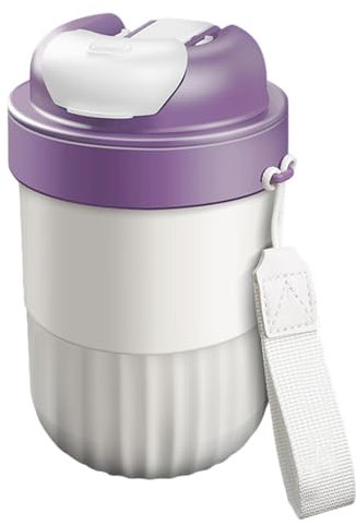Travel Coffee Mug, Straw Leakproof Mug, Insulated Coffee Mug, Reusable Coffee Mug Spill Proof Lid Hot Cold Mug Juice Travel Mug Leakproof Drink Mug Coffee Mug Insulated Travel Mug With Straw