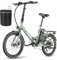 Fafrees F20 Light E Bike Klapprad 20 Zoll, City E-Bike Herren Damen 36V 16.75Ah, Elektrofahrrad 250W 25km/h, Pedelec Ebike Klappbar Reichweite bis zu 65-130 km, Grün