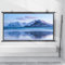 Pull Down Manual Projector Screen, Movie Home Theater 4K Ultra HD, Wall/Ceiling Mounted Movie Screen Wrinkle-Free, Quick Assembly, 4:3/16:9 HD Matte White Home Theater with Sturdy Frame(16:9,30)