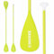 HUIIKE Remo Paddle Surf 2 en 1 de Aluminio Remo Doble Paddle Surf 4 Piezas Desmontable para Pádel Sup Board Hinchable | Pala Ajustable de Fácil Transporte para Kayak y Padel, Set Accesorios Sup