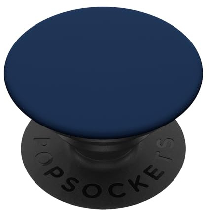 Dunkelblau Dunkel Blau PopSockets Klebender PopGrip