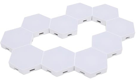 16 Millionen Farb-WiFi-Hex-Lichtplatten mit APP-Fernbedienung Musik Sync RGB-LED-Leuchten für Gaming-Feiertags-und Party-Dekor