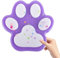 AYNKH Squishies Super große Katzenpfoten, Fufu Squishies, Katzenpfote, Squishies Taba, verbessert die Konzentration, reduziert Stress, Kinder, Jugendliche und Erwachsene, Geschenk (Violett)
