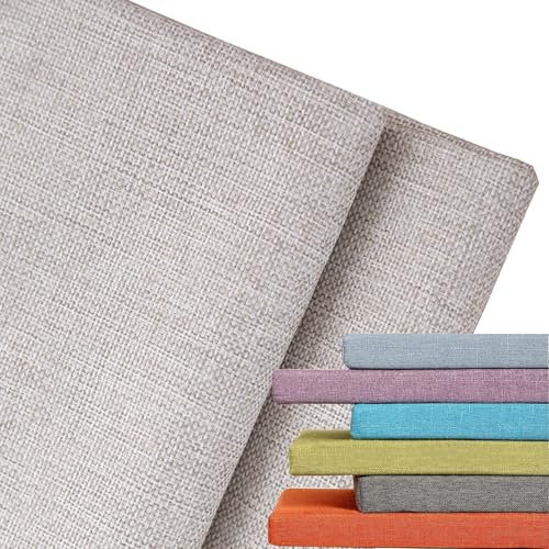 ELYSYSRL 5cm Dicke Sitzkissen Bank Bezug, Ersatzbezug für Sitzauflage, Leinen Bezug für Bankauflage Bankkissen, Gartenbank Auflage Outdoor Bezug, Waschbare Sitzauflage Kissenbezug(Beige,150x50x5cm)