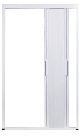 Innen-Kunststoff-Falttür Weißer, faltbarer Schiebetür-Raumteiler in verschiedenen Größen(80x180cm)