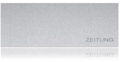 Briefkasten Edelstahl Zeitungsbox