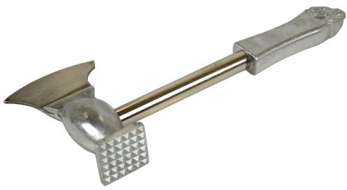 New Meat TENDERISER Aluminium Blade Stainless Steel Hammer Mallet Steak Beef BBQ Butcher | Blade Steak Hammer | Home Professional Cooking Tools Metal Mallet Hammer Restaurant