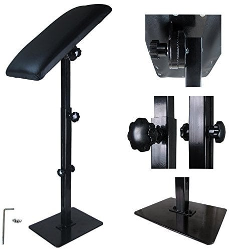 Solong Tattoo Professioneller Ergonomischer Tattoo-Armlehnenständer mit Spezialverstellfunktion und Verbesserter Stabilitätskonstruktion