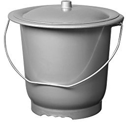 ALUMINIUM ET PLASTIQ Seau hygiénique modèle Adulte + Couvercle