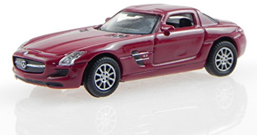 Welly Mercedes C197 SLS AMG rot Modellauto 73144 1:87