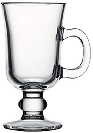 Pasabahce, Irish Coffee Gläser 2er Set, in der Box, ca. 230 cc Fassungsvermögen, Henkelbecher, formschön und elegant