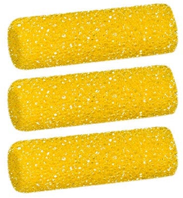 3 x Colorus Grobschaum Strukturrolle | Schaumwalze 11cm gerade | Schaumstoff Strukturwalze für Putze und Spachtelmassen | Kreative Technik