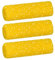 3 x Colorus Grobschaum Strukturrolle | Schaumwalze 11cm gerade | Schaumstoff Strukturwalze für Putze und Spachtelmassen | Kreative Technik