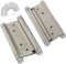 KATSU Bisagras de Resorte de Doble Acción de 5 125mm, 1 Par con Tornillos Bisagras de Acero Inoxidable para Puertas Batientes Dobles para Puertas Internas y Externas de Cocina de Salón 54611050