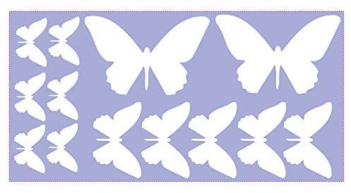 Wandtattoo Schmetterlinge 13 Aufkleber im Set / 30 Farben möglich