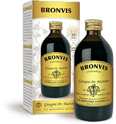 Dr. Giorgini Integratore Alimentare, Bronvis Liquido Analcoolico - 200 ml