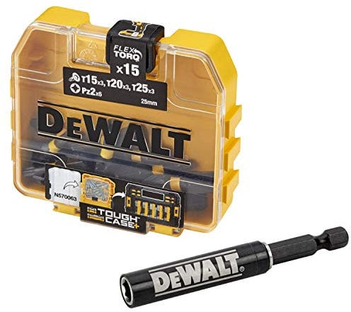 Dewalt DT70522T-QZ Impact Torsion Screwdriver Bit Set (16 pcs), Variety Pack