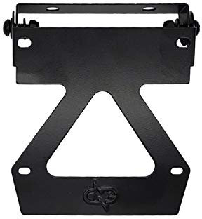 ONE BY CAMAMOTO Hintere NUMMERNSCHILDHALTER Verstellbar unter dem Fuß MBK Nitro YAMAHA AEROX Schwarz Erhalten Sie von Full Laser Cut
