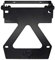 ONE BY CAMAMOTO Hintere NUMMERNSCHILDHALTER Verstellbar unter dem Fuß MBK Nitro YAMAHA AEROX Schwarz Erhalten Sie von Full Laser Cut