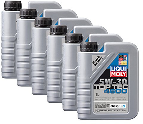 6x LIQUI MOLY 3755 Top Tec 4600 5W-30 Motoröl