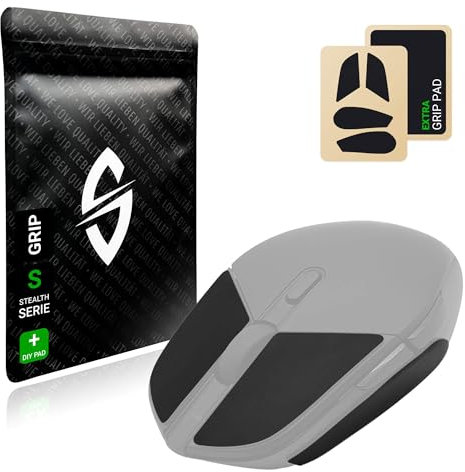 SensoryBoost Maus Grip Tape – kompatibel mit Logitech G303 Shroud Edition (inkl. Zuschnitt-Pad) Schweißabsorbierend, extrem rutschfest & Ultradünn (0,5 mm) – Rückstandsfrei – Gaming Zubehör