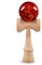 Ganzoo Kendama aus Buchen-Holz, Original Japanisches Traditionelles Holz-Sportgerät mit Kugel, Schnur und Fangteller für Geschicklichkeit/Balancing, Geschenk-Idee, Rot