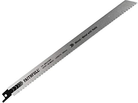 S1120HF Bi-Metal Sabre Saw Blade Demolition 300mm 10 TPI (Pack 5)