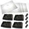 C.P zubehör Hebebühne für BMW 5er E39, 2000 kg Tragfähigkeit, Wagenheber, Geländewagen, Schwarz, Legierter Stahl, 4x Gummiblock Adapter, 4x Schweißblech 130x100x1.5mm
