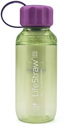 LifeStraw Bouteille filtrante Unisexe Play - Citron Vert - 300 ML