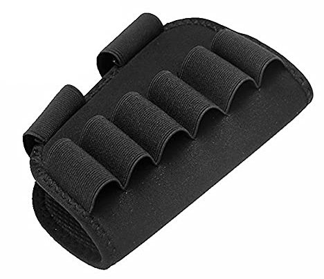 Gexgune Tactical 6 Round Shotgun Buttstock Porta Munizioni 12/20 Ga Bullet Carrier Caccia Militare Fucile Softair Butt Butt Cartuccia Custodia