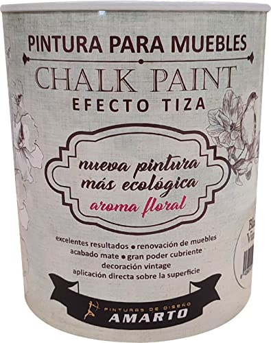 CHALK PAINT PINTURA A LA TIZA. 750ml (ROSA FLORAL)