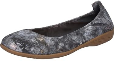 Josef Seibel Damen Klassische Ballerinas Fenja 01,Weite G (Normal),Ballet-Flats,Ausgehschuhe,Abendschuhe,Pumps,anthrazit-Multi,38 EU