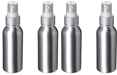 Beaupretty 4 Pcs Isopropyl Spray Bottle Mini Perfume Bottle Mini Spray Bottle Alcohol Spray Bottle Pump Spray Bottle Small Spray Bottles Portable Perfume Bottle Aluminum Bottle Travel Metal